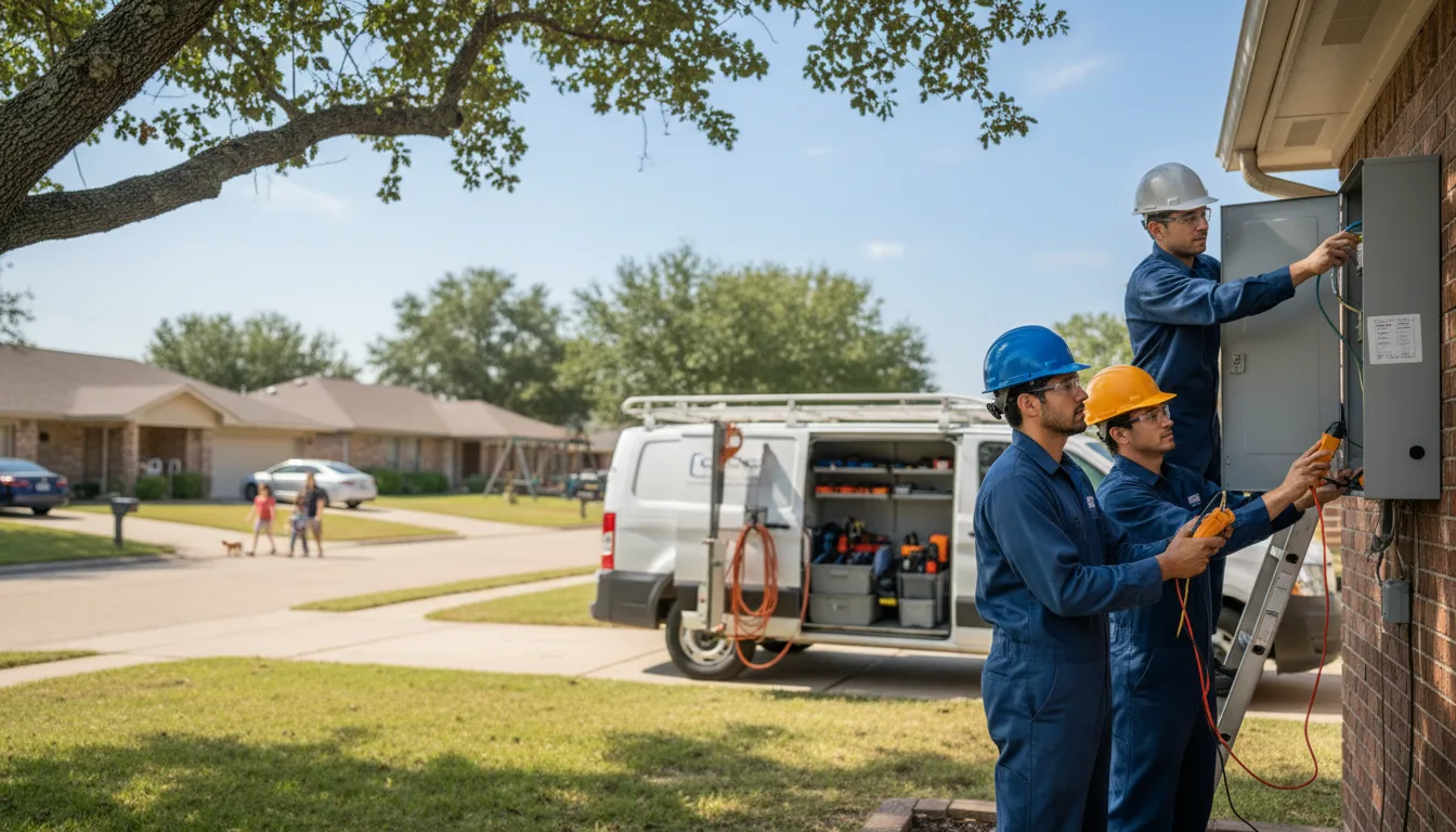 Certified electrician providing emergency electrical services in Servia, IN